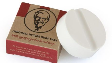 Surf wax that may or may not contain secret herbs and spices.