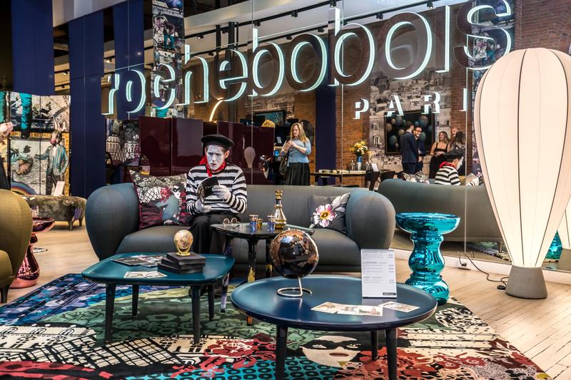 Roche Bobois's showcase at Design Philadelphia's sensory design–themed bar crawl