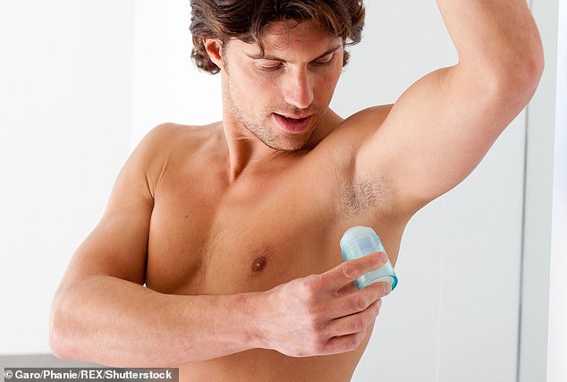 While most people use scents to mask the odours coming from our armpits, for some no amount of washing or deodorant can dilute their smell. Microbiologist Dr Christopher Callewaert says it's because they an odorous bacteria called corynebacterium (stock image)