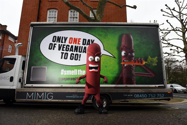 Peperami taunts temporary vegans with scent of meat on last day of Veganuary | Campaign Live