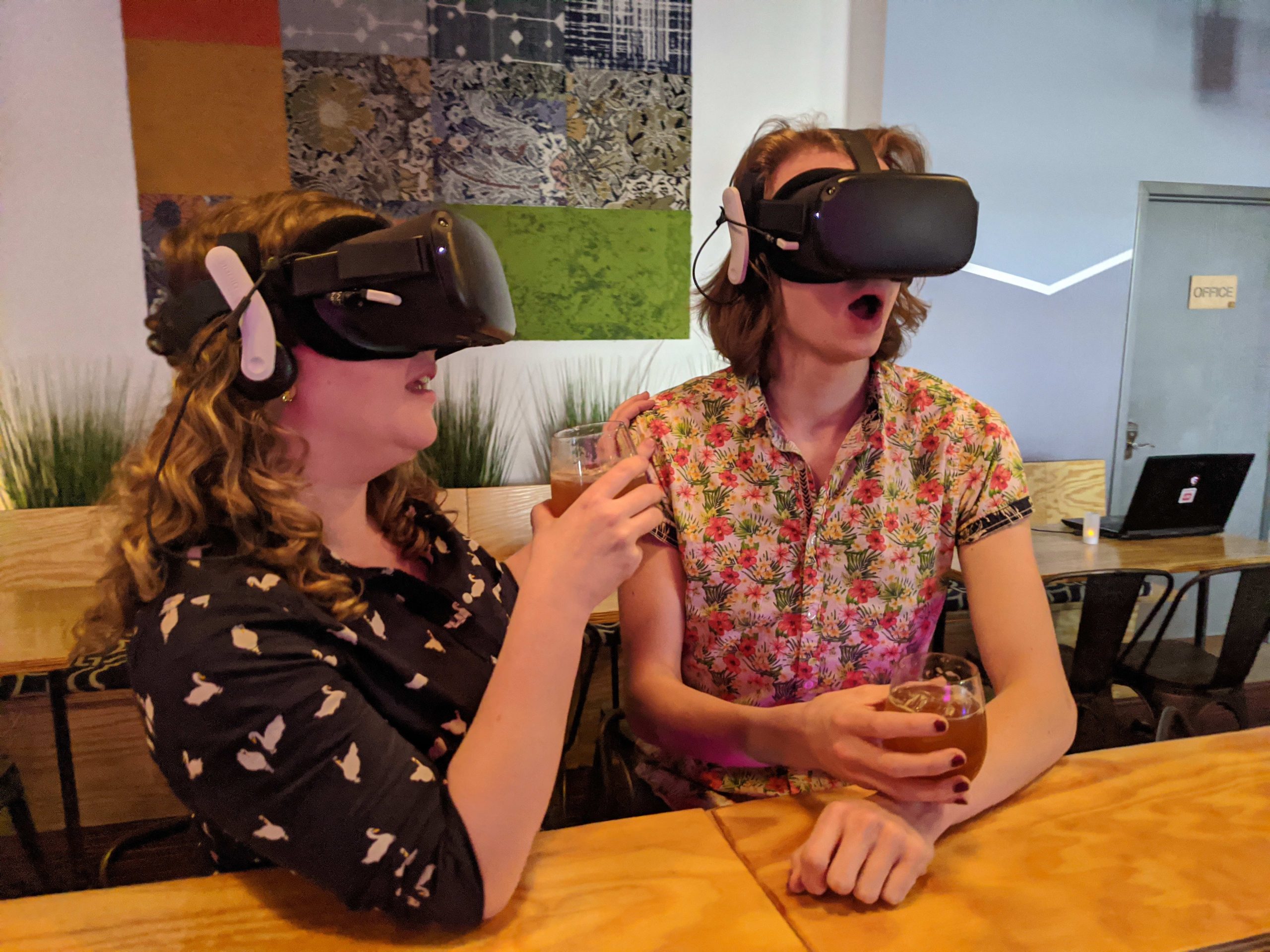 H/O Redline VR bar virtual reality cocktail