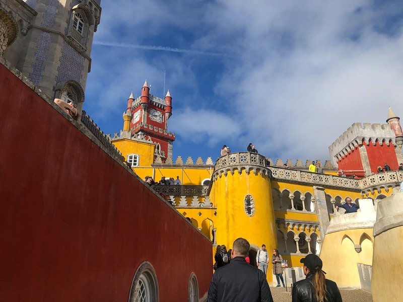 Pena Palace in Sintra, Portugal.
