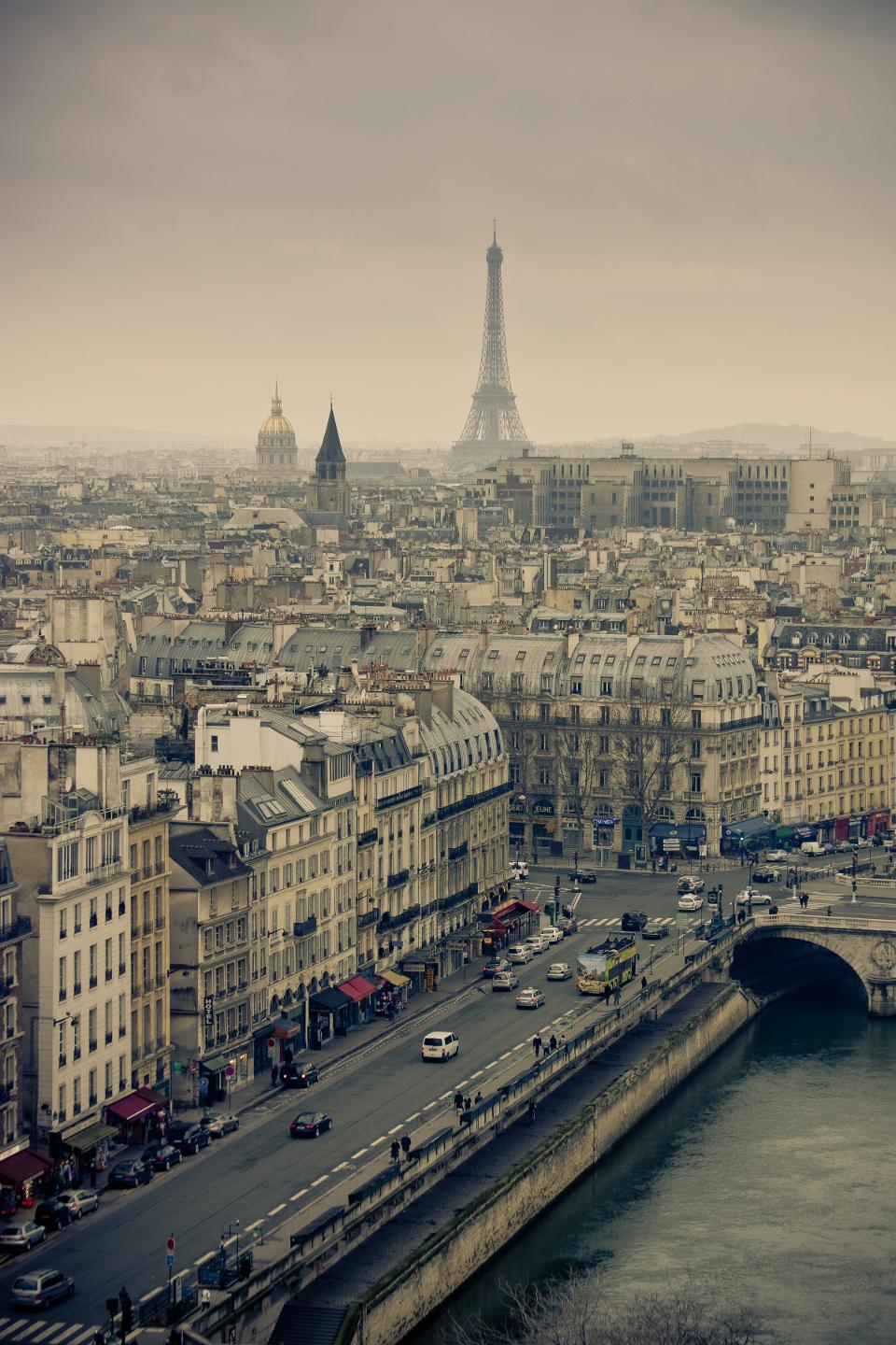 Aerial View of Paris