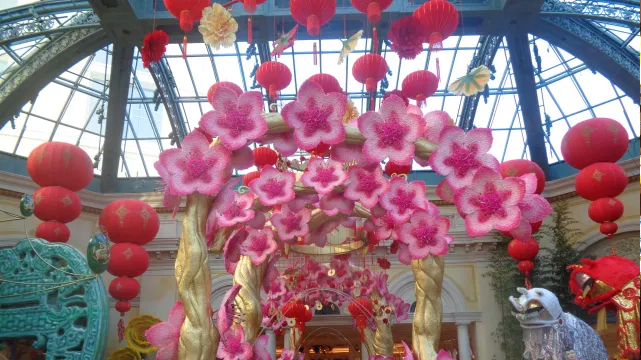 Flower Display in the Bellagio Conservatory