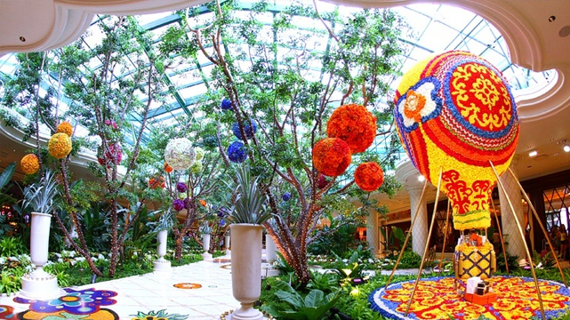 Flower Display in the Wynn Las Vegas