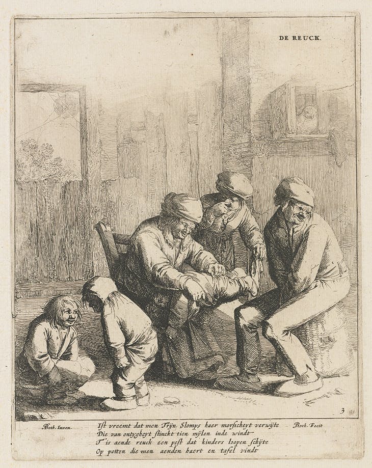 Smell (1635–38), Jan Both after Andries Both. Rijksmuseum, Amsterdam