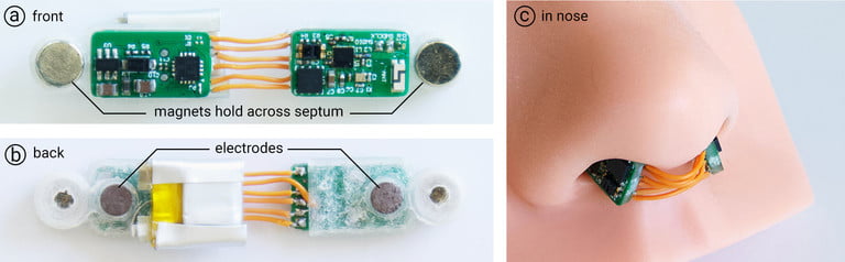 Nose-Zapping Wearable Simulates Smells With Electricity | Digital Trends