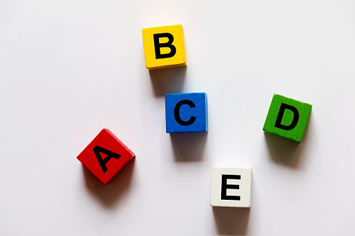 Wooden Blocks with Alphabet