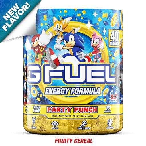 G Fuel Releases New Sonic Party Punch Flavor For 30th Anniversary | Bleeding Cool