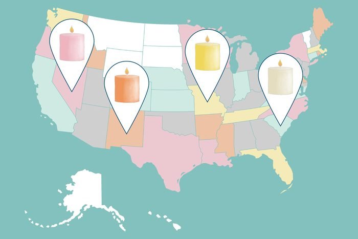 The Most Popular Candle Scent in Every State | Taste of Home