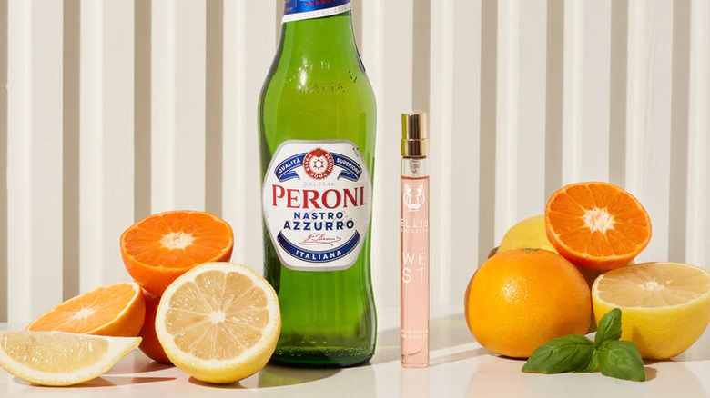 peroni next to oranges perfume