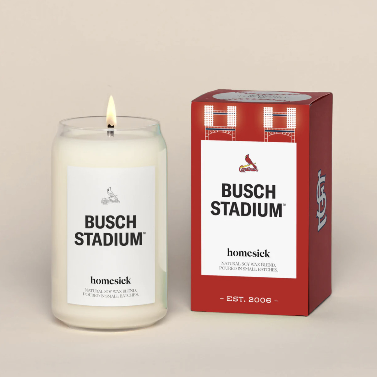 homesick busch stadium candle