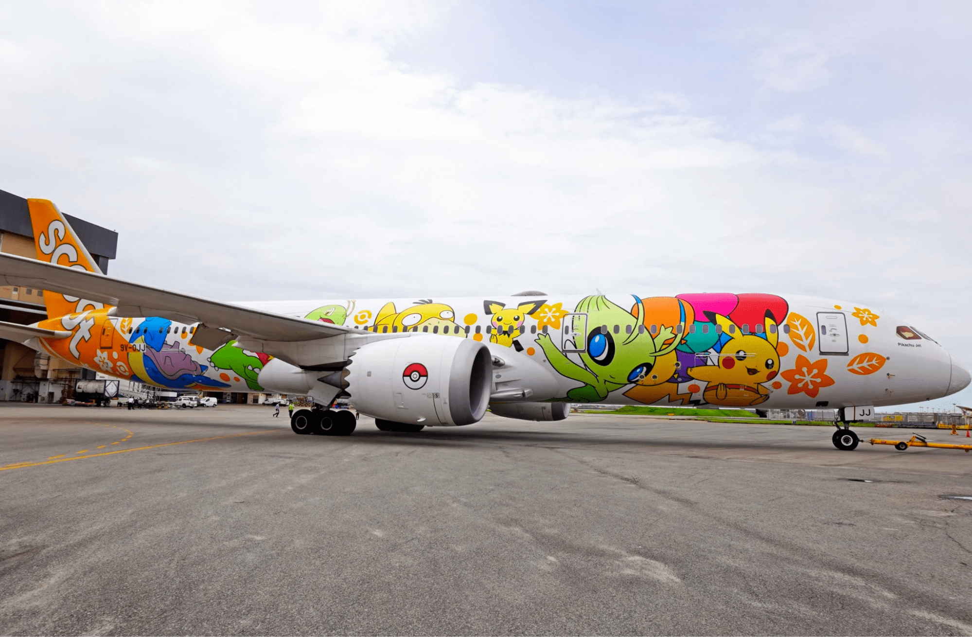 Scoot Has A New Pokémon-Themed Plane With Pikachu’s Face All Over | The Smart Local