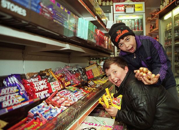 Buying sweets is a favourite childhood memory, according to a new survey