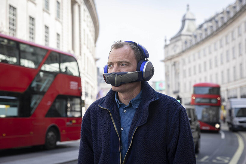 Dyson launches its bizarre combo of noise-canceling headphones and pollution mask