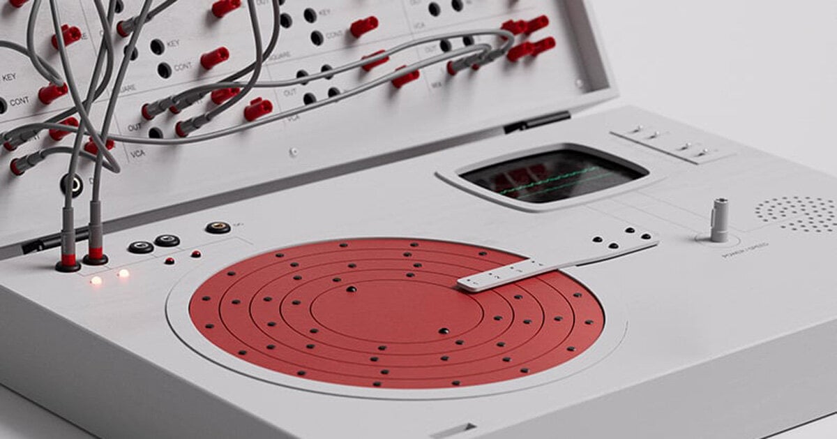 love hultén’s CHD-4 drum machine turns patients’ heartbeats into rhythmic soundscapes | Designboom